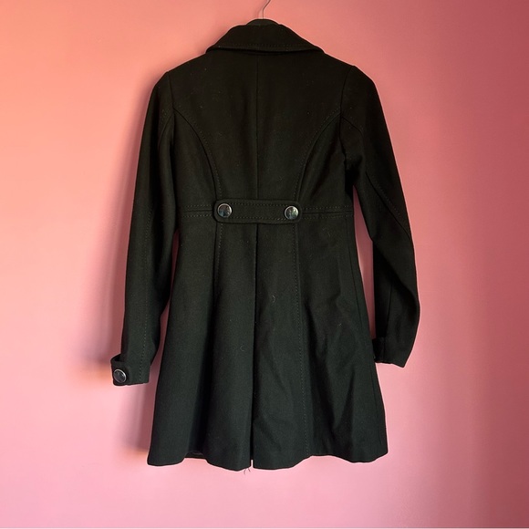 Black Trench Jacket Size 2 - Picture 7 of 8